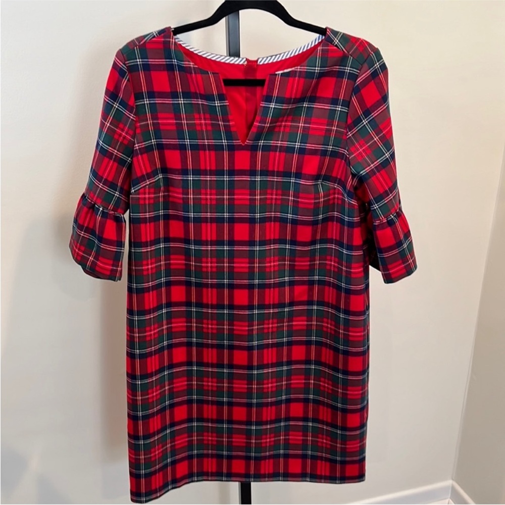 Vineyard Vines NWT Red Tartan Holiday Plaid Dress size 4